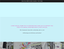 Tablet Screenshot of overtownmusicartsfestival.com